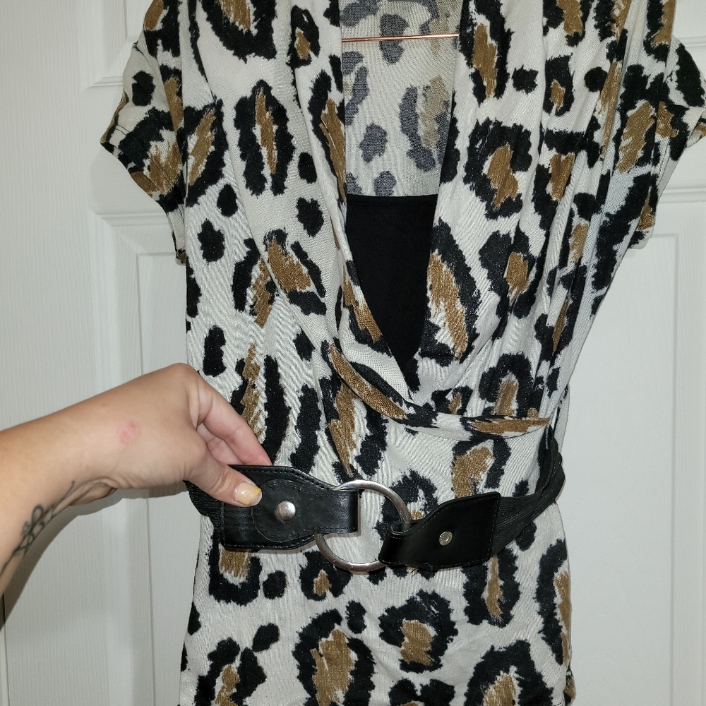 Leopard blouse